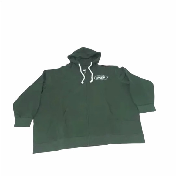 Jackets & Blazers - New York Jets Full Zip Fleece Hoody Hoodie Green